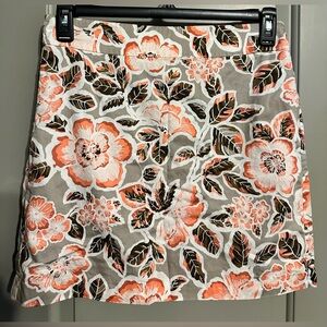 LOFT Size 6 Floral Skirt EUC